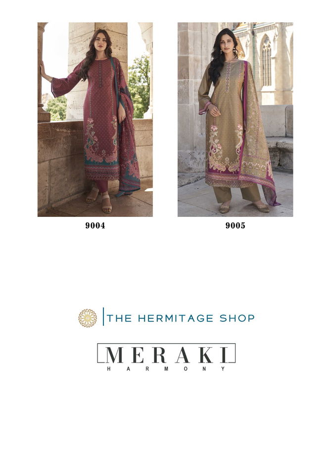 Meraki By The Hermitage Shop Lawn Cotton Karachi Printed Dress Material Wholesale Online
